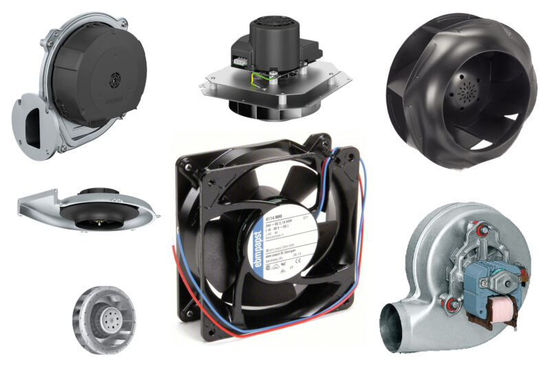 Examples of fans and blowers from ebm-papst